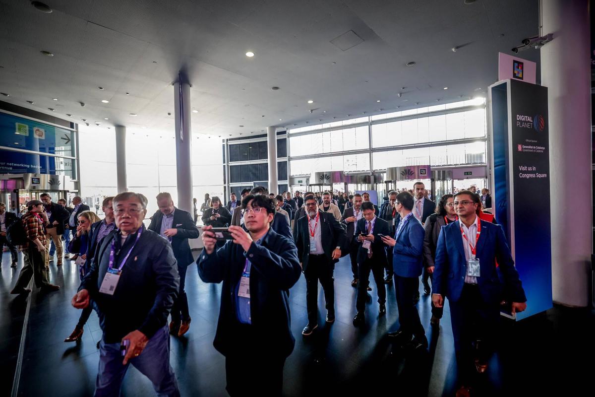 Inauguración del Mobile World Congress en la Fira de Barcelona