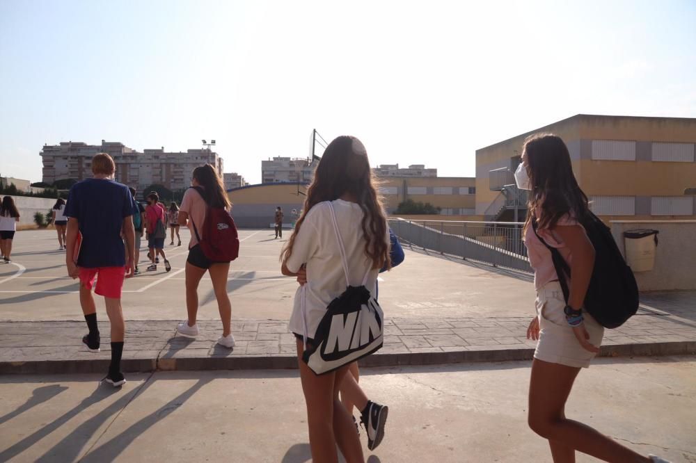 Vuelta a las clases en los institutos de Málaga