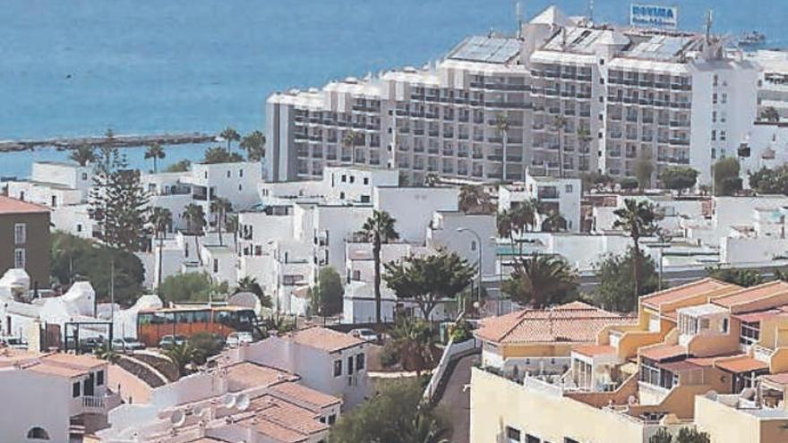 Panorámica de Costa Adeje, en el Sur de Tenerife.