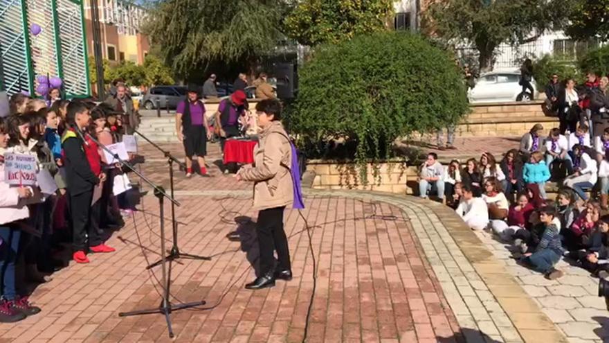 Los escolares cantan contra la violencia machista en Córdoba