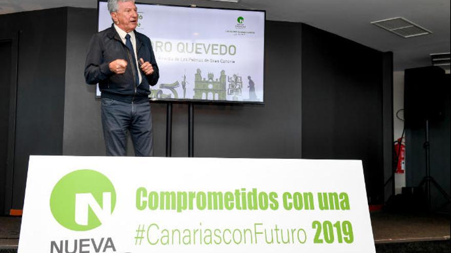 Pedro Quevedo, en la campaña de las anteriores elecciones generales.