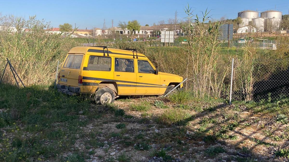 Uno de los coches utilizados para los robos.