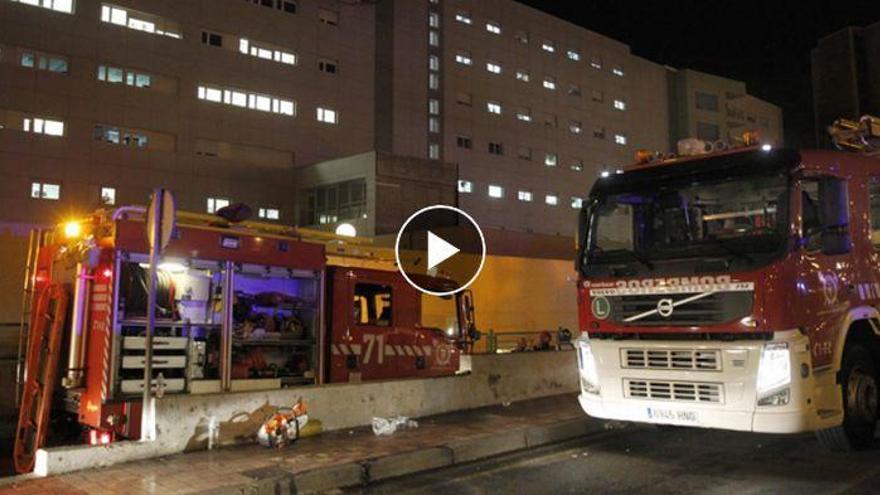 Detenida una mujer por incendiar un hospital de Tenerife