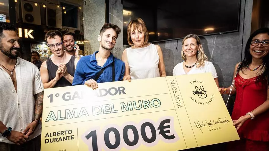 El restaurante alicantino Tribeca entrega los premios del concurso ‘El alma del muro’