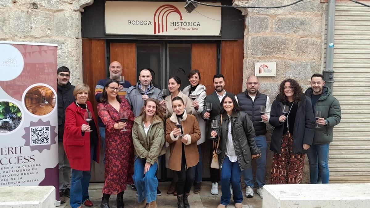 GALERÍA | Presentación de "HeritAccess", el proyecto de la Ruta del Vino de Toro que hace la Bodega Histórica del Vino de Toro 100 % accesible