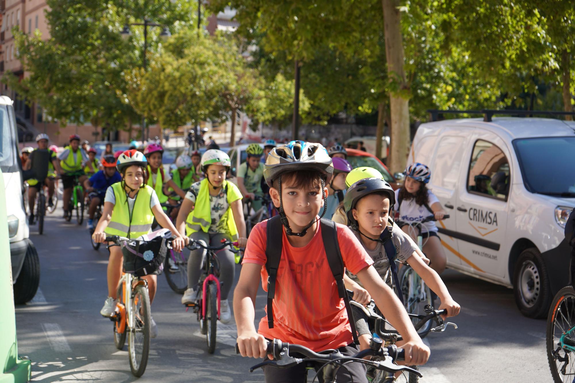 200 escolares de Ontinyent celebran el Día Mundial Sin Coches