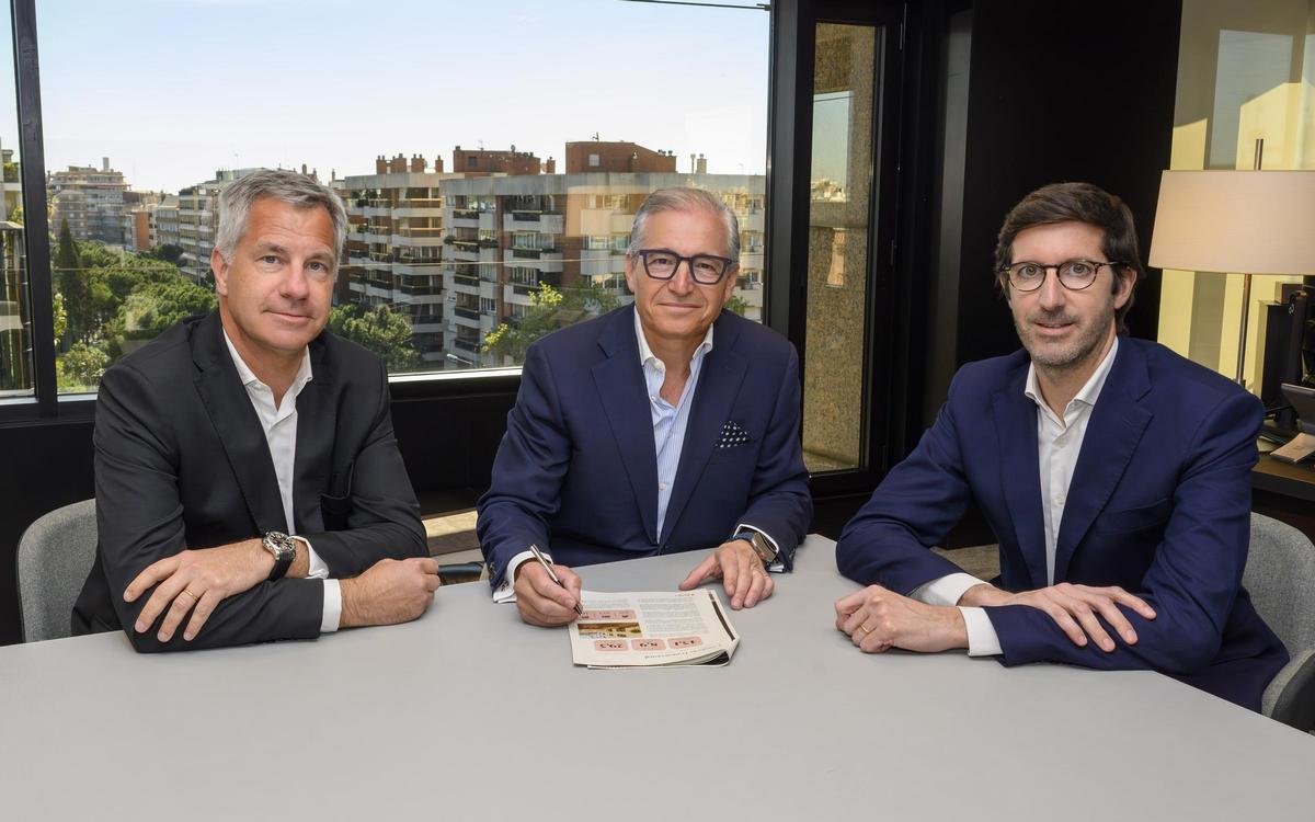 David Vila, Luis Hernández de Cabanyes y Jorge Manent.