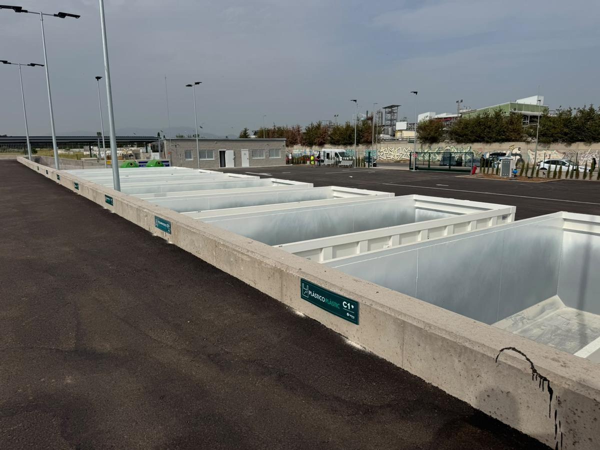 Foto de detalle del nuevo ecoparque de Benicarló.