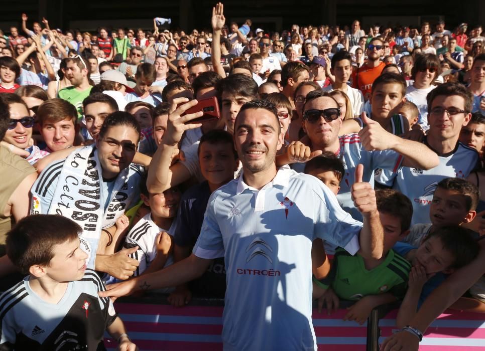 La trayectoria de Iago Aspas en el Celta