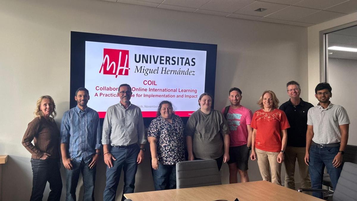 Representantes de la UMH de Elche en la Universidad de Utah en Estados Unidos