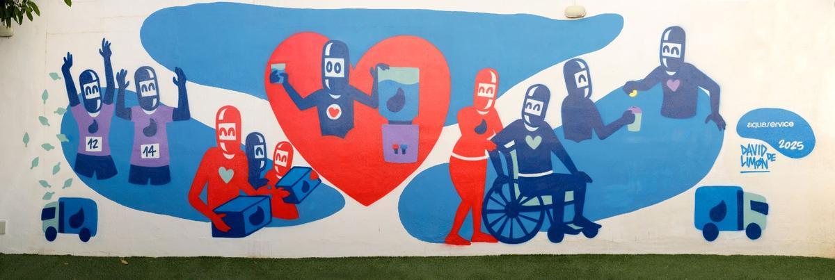 El mural de David de Limón.