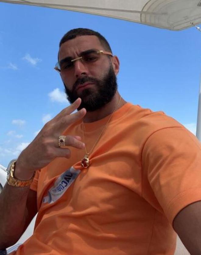 Karim Benzema desprende flow con su ropa