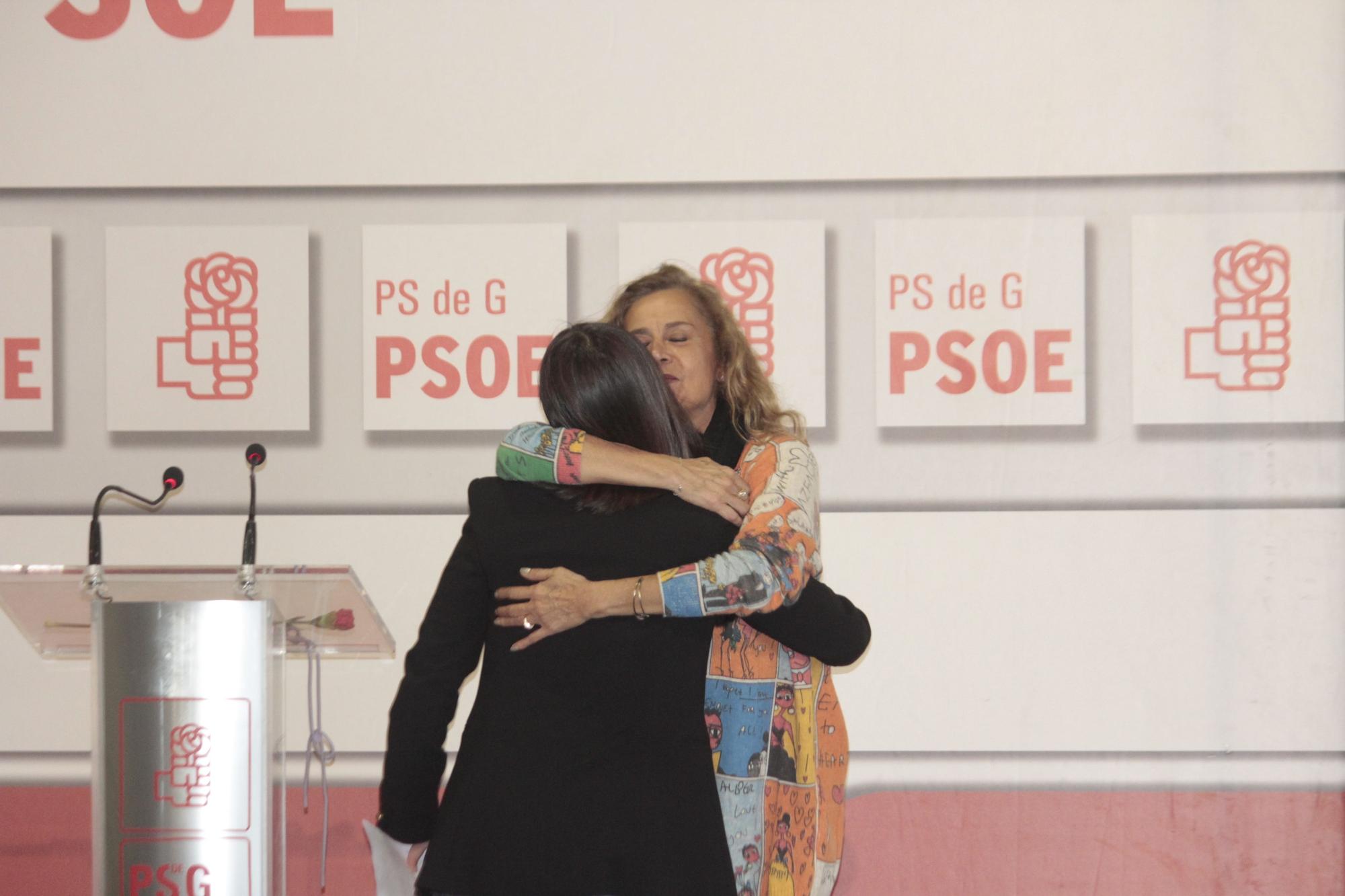 Iria Malvido ya ejerce de candidata del PSOE de Cangas