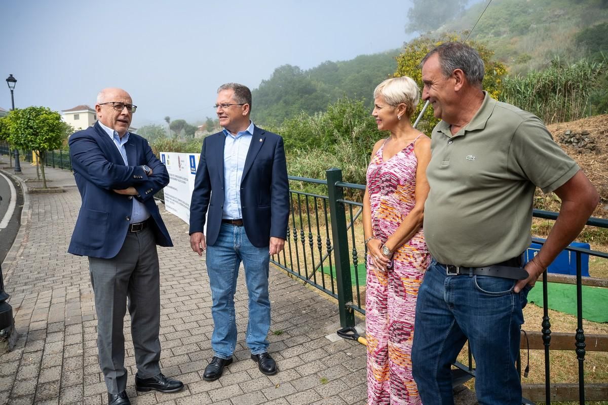 Colocación de la primera piedra de la ampliación de la Residencia de Mayores de Valleseco