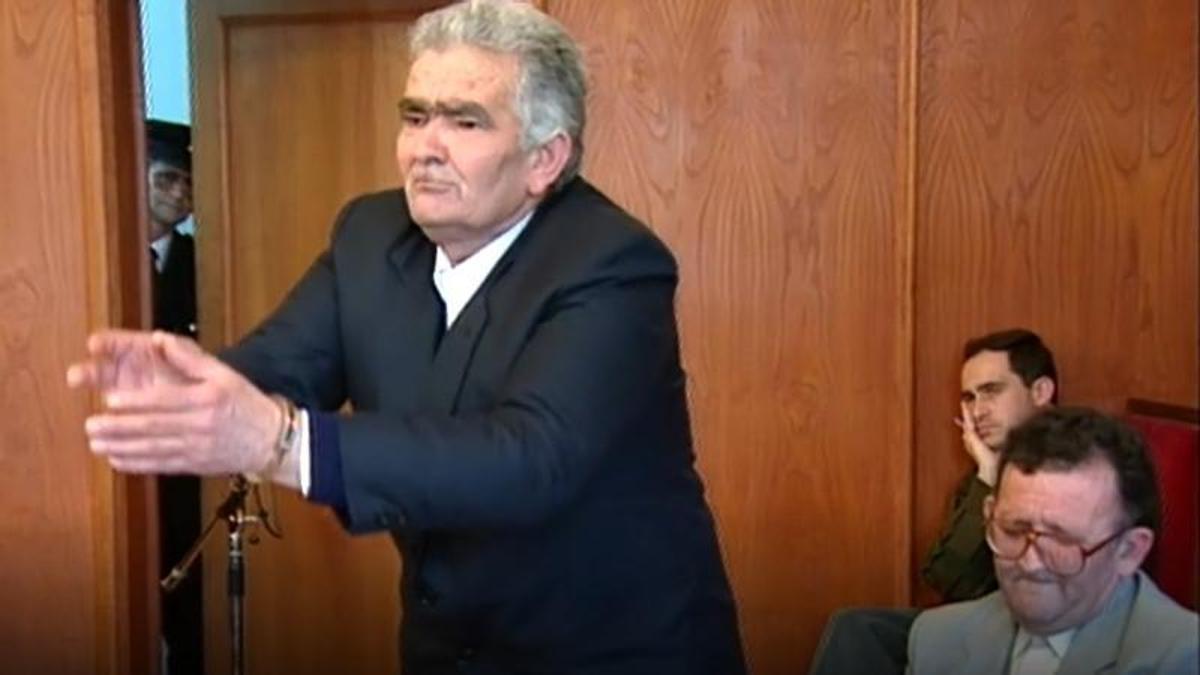 Imágenes de RTVE de los hermanos Izquierdo, condenados por el crimen de Puerto Hurraco, durante el juicio.