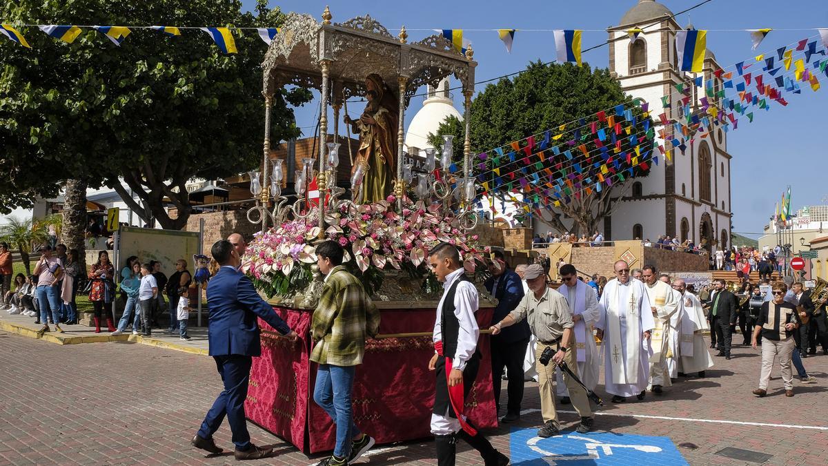 La procesión de La Candelaria, el año pasado.