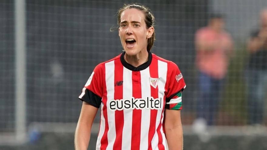Marta Unzué en su etapa en el Athletic Club