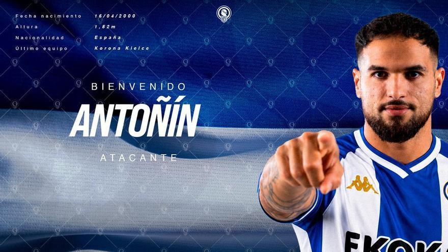 Antoñín, nuevo delantero del Hércules