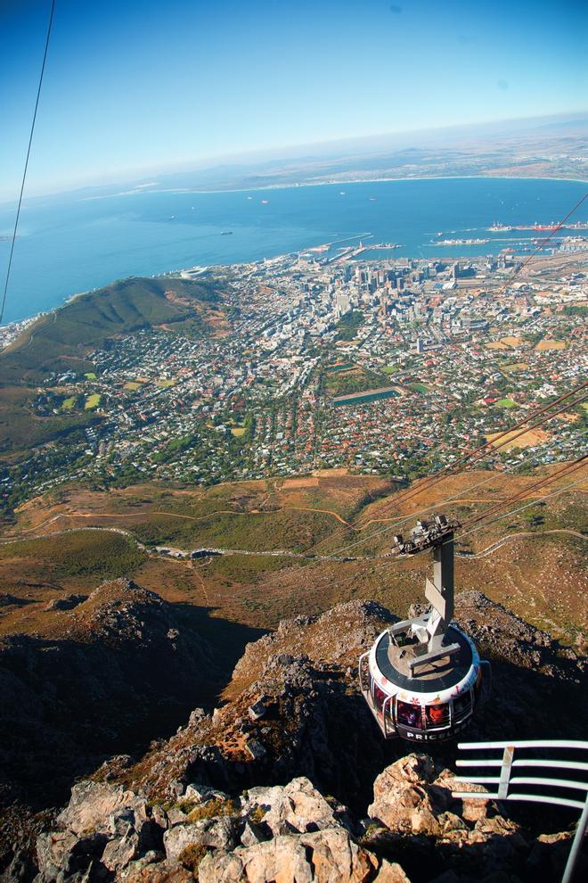 Vista de la ciudad desde la Table Mountain.