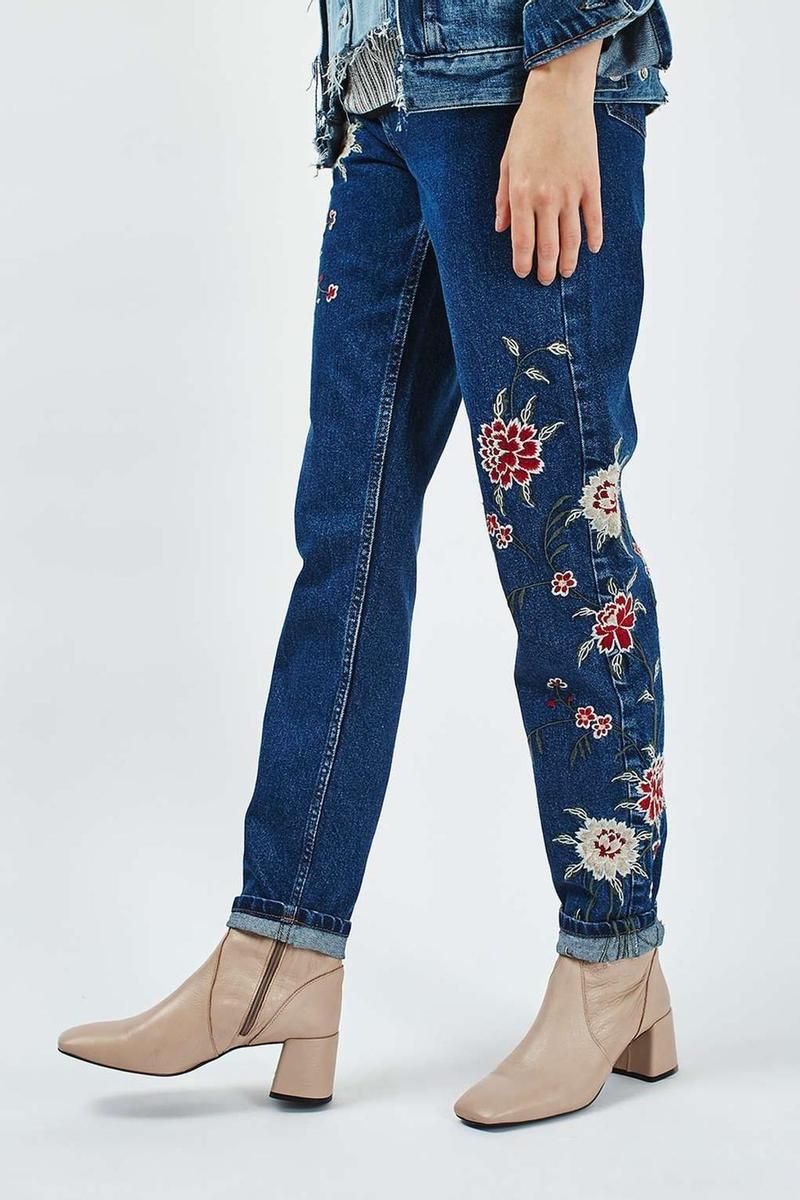 Jeans bordados de TopShop