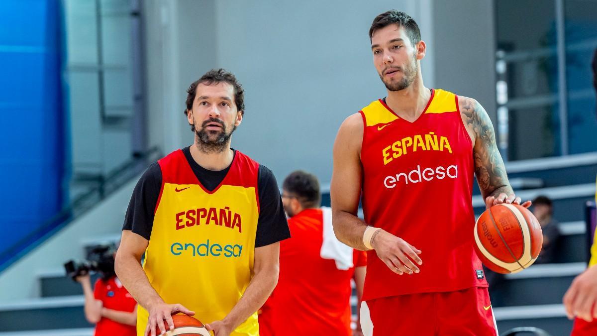 Llull y Willy, dos de los jugadores más importantes de la selección española para este preolímpico