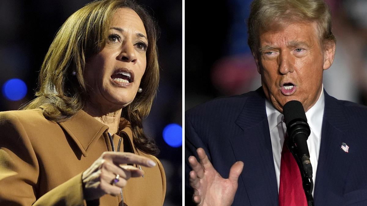 Kamala Harris y Donald Trump.