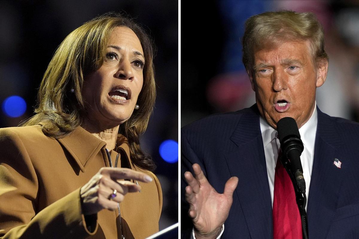 Kamala Harris y Donald Trump.