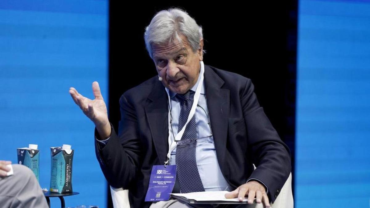Salvador Moreno Peralta, arquitecto y urbanista, en el II Foro Mediterráneo organizado por Prensa Ibérica