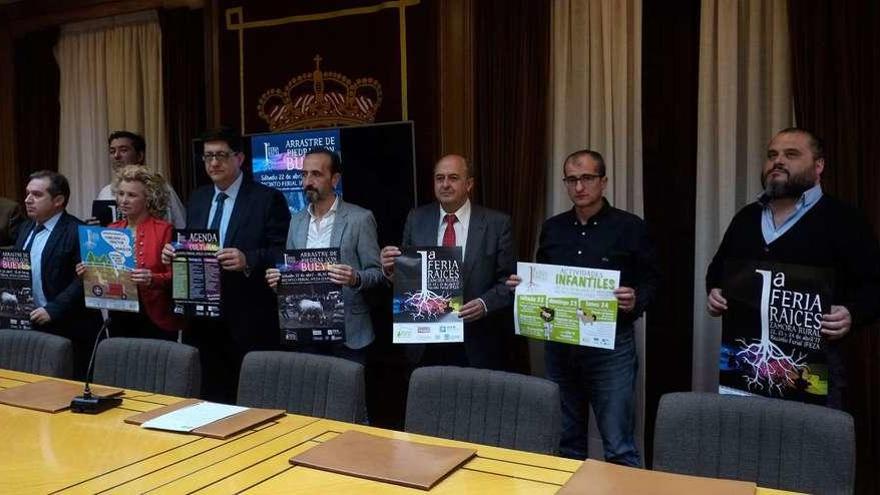 Los motores de la feria, durante la presentación de actividades paralelas en la Diputación Provincial de Zamora.