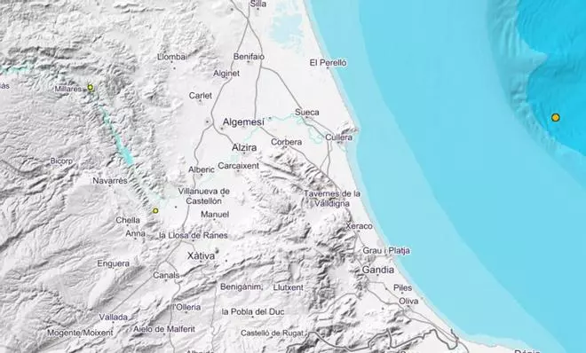 Antella registra un terratrémol d'1,6 graus