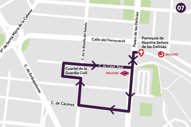 Mapa Siete Palabras Delicias