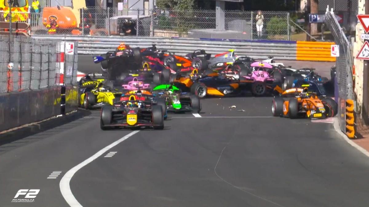 Accidente de F2 en Santa Devota