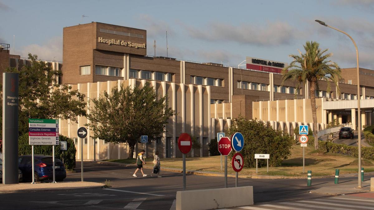 Façana principal de l’Hospital de Sagunt
