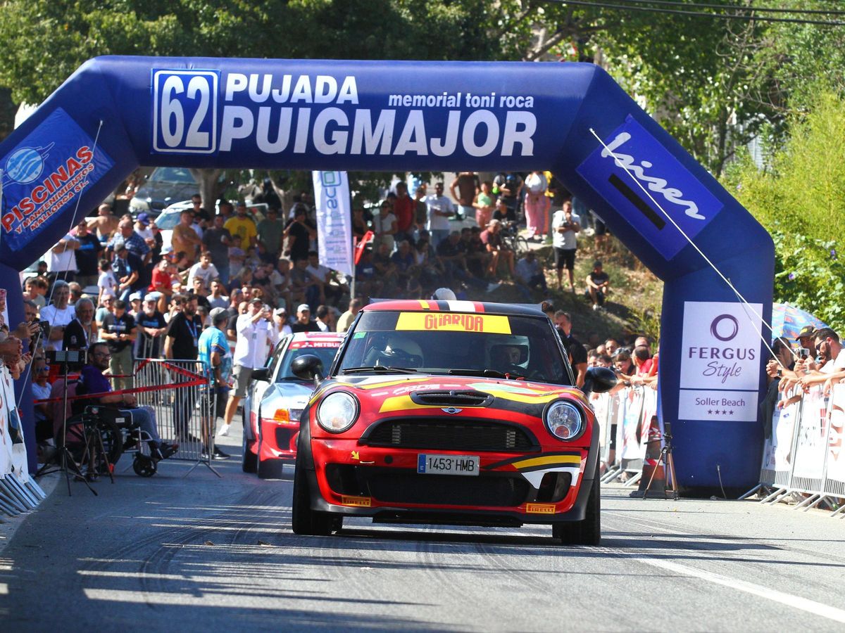 Alberto Frau, primer clasificado en Tramo Cronometrado de la Pujada al Puig Major