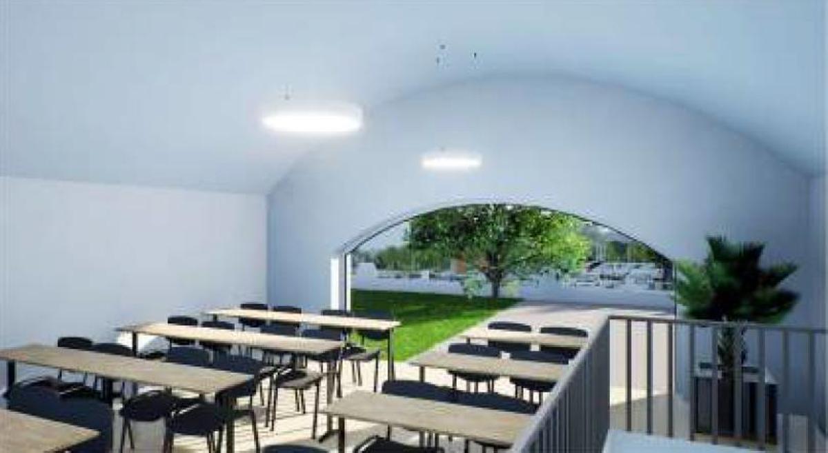Aspecto del aula que se creará.