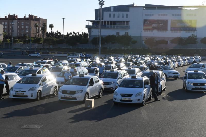 Concentración Taxistas por la regulación de días libres