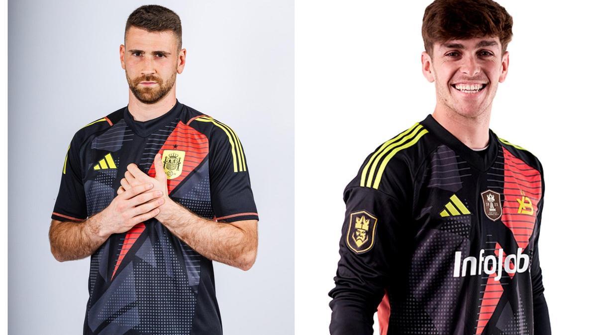 Las camisetas de portero de España y del xBuyer Team
