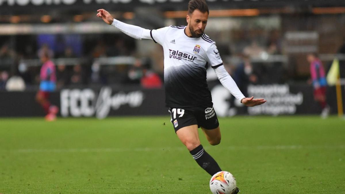 Antonio Luna en el choque frente al Huesca. | PRENSA FC CARTAGENA