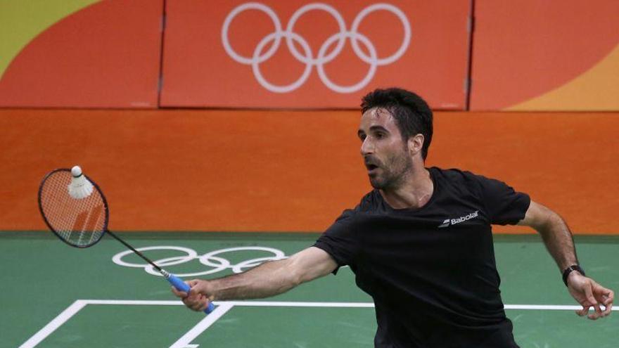 Pablo Abián juega por el oro en bádminton ante el galo Corvée