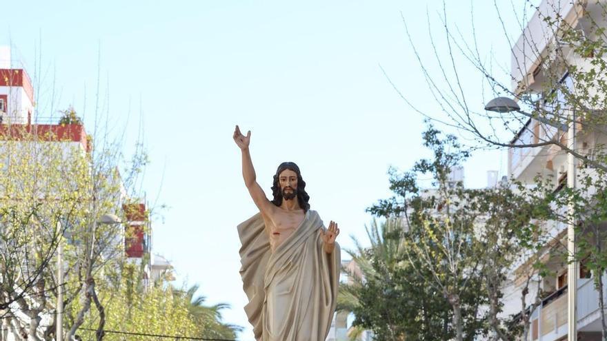 El recorrido del Santo Encuentro en Santa Eulària: lento, pero sin pausas
