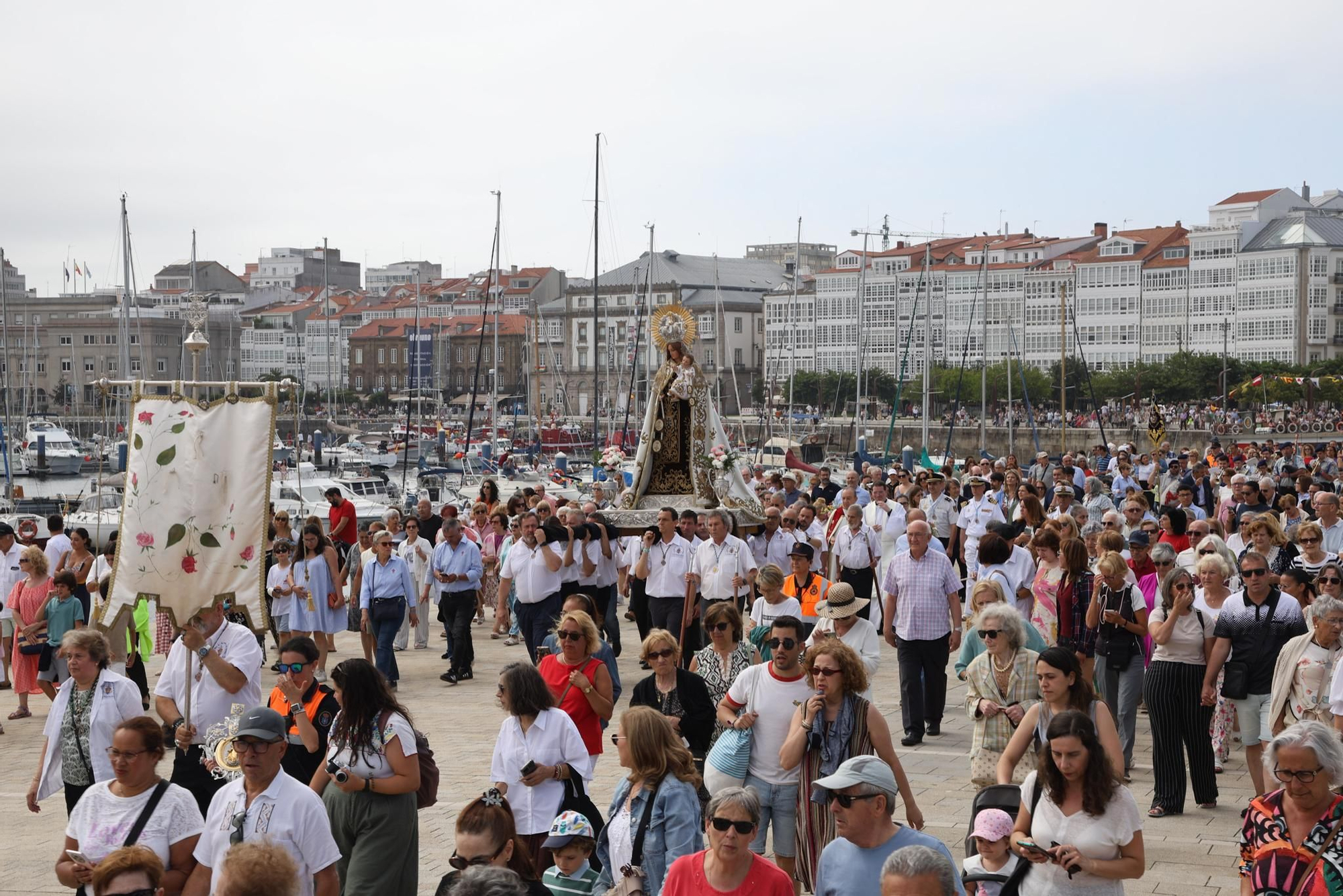 Procesión de la Virgen del Carmen en A Coruña