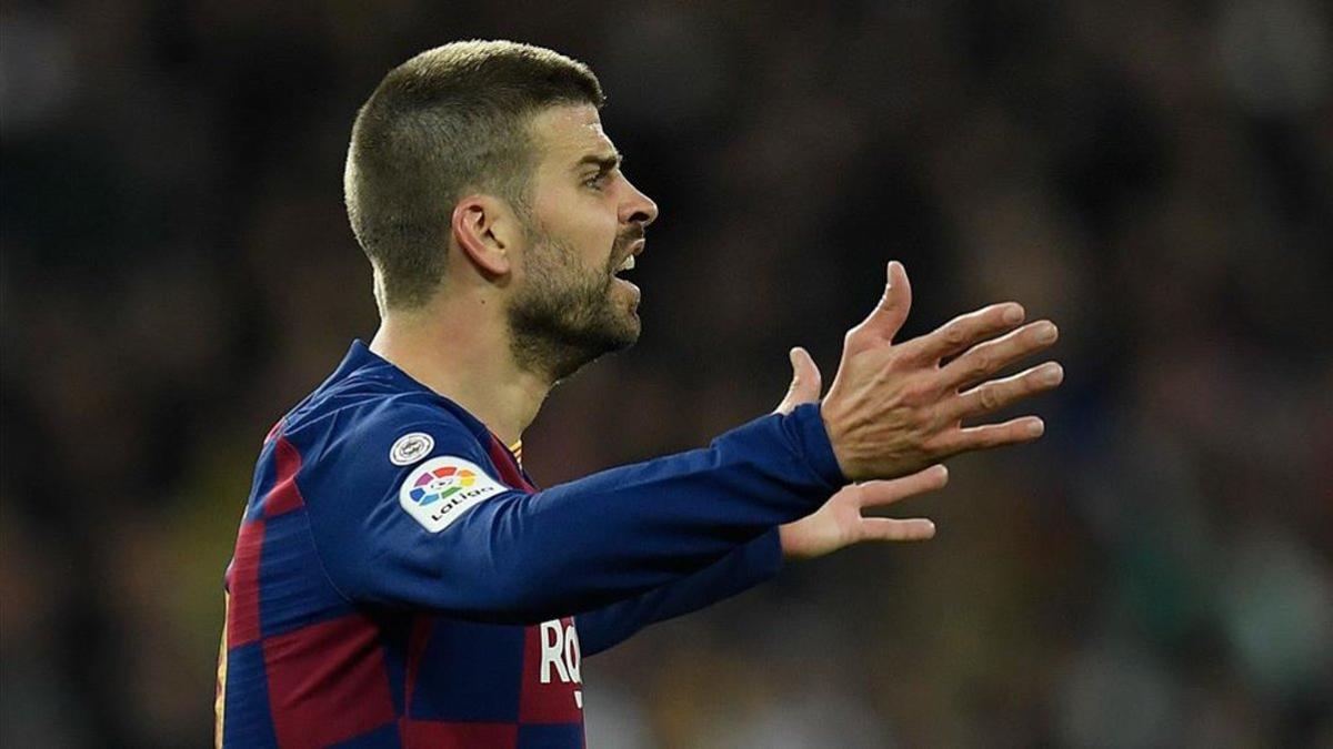 Gerard Piqué se lamentó de la derrota del Barça en el clásico