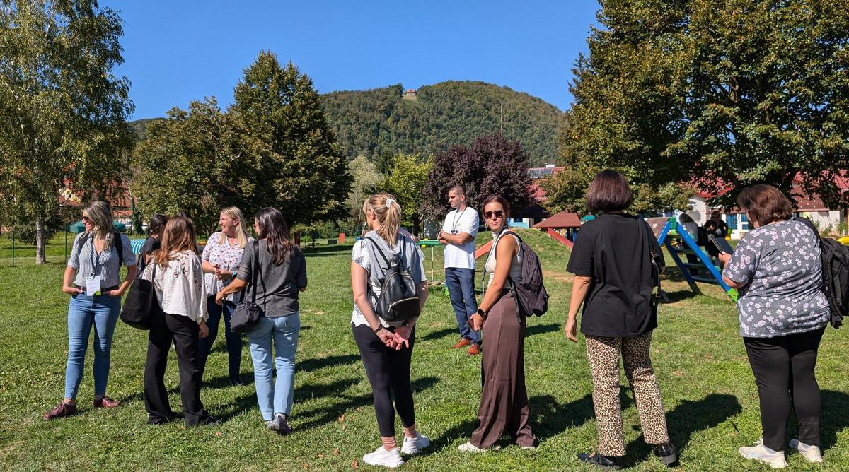 Un dels espais naturals que va visitar la delegació pegolina