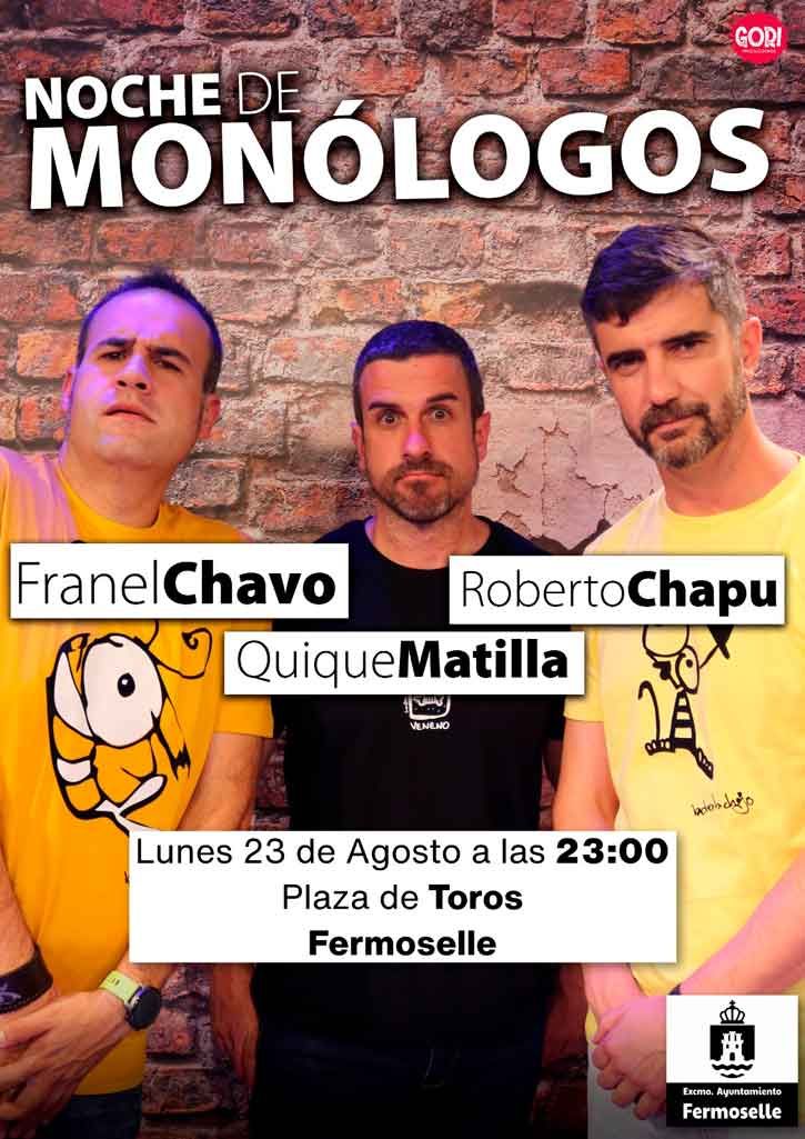 Cartel Noche de Monólogos en Fermoselle 2021