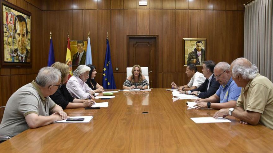 Miembros de la mesa de la Xunta de Goberno. | Iñaki Osorio