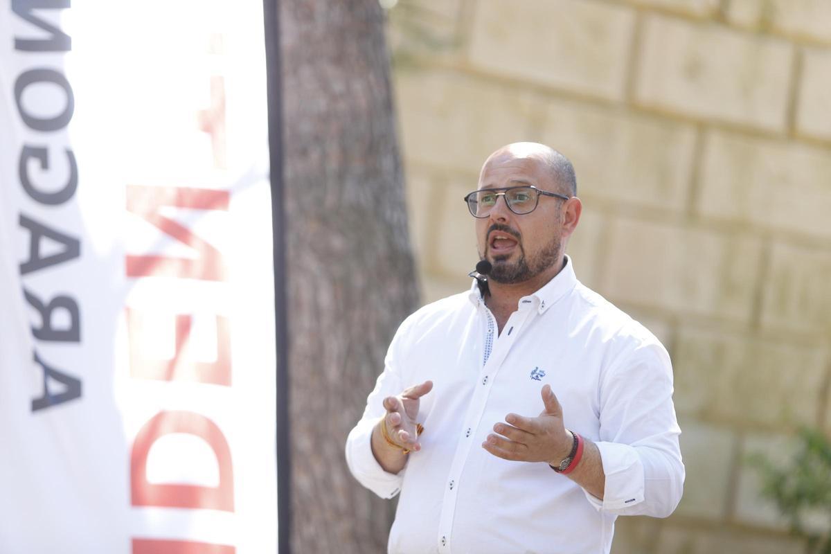 Alberto Izquierdo, en un acto de partido.