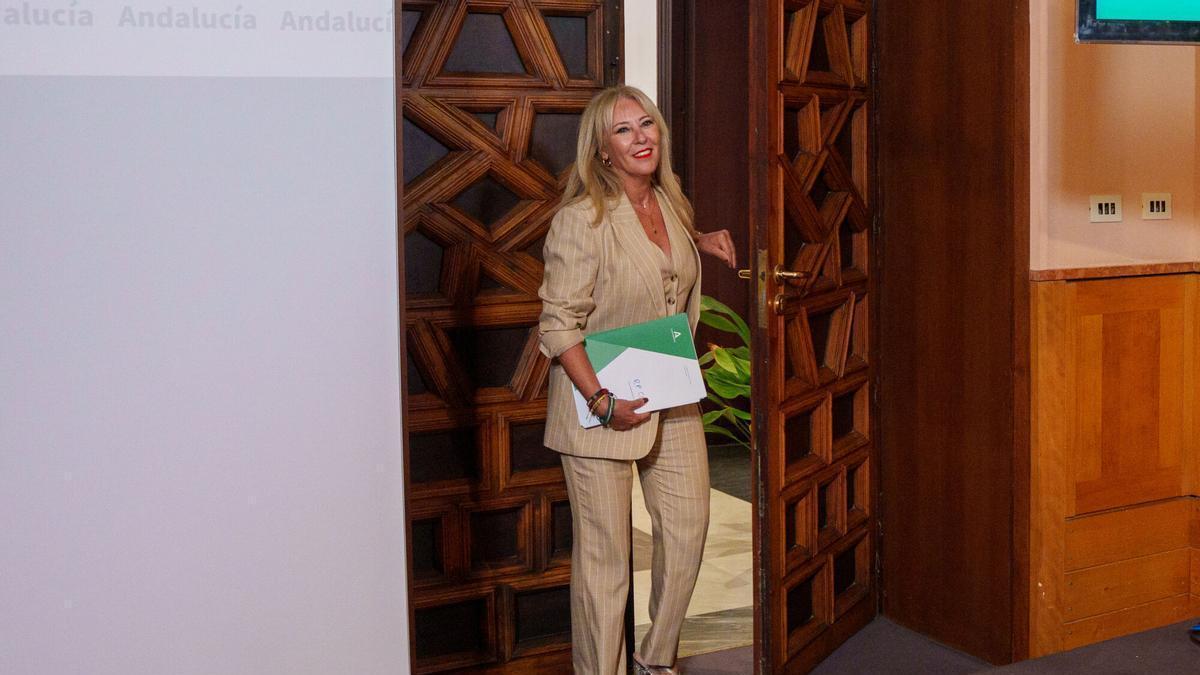 La vicepresidenta y consejera de Hacienda, Carolina España