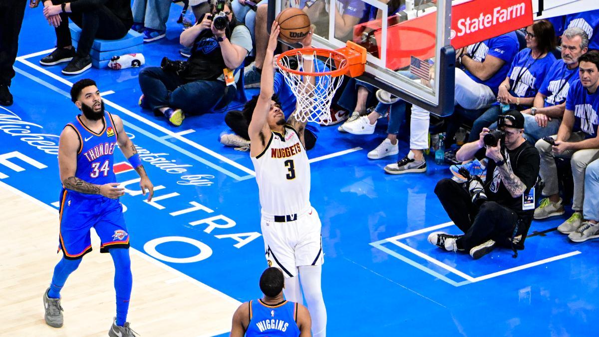 Imágenes del partido entre Denver Nuggets y Oklahoma City Thunder