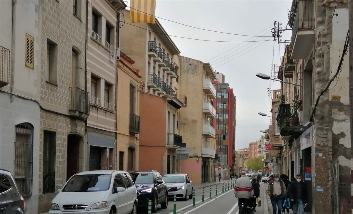 Imagen de archivo de una calle de Mataró