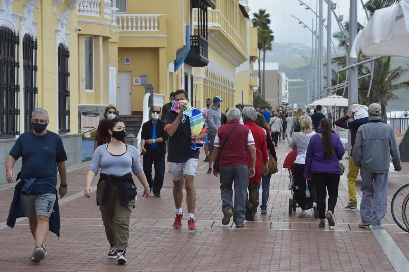 Playa el primer día del año 2021